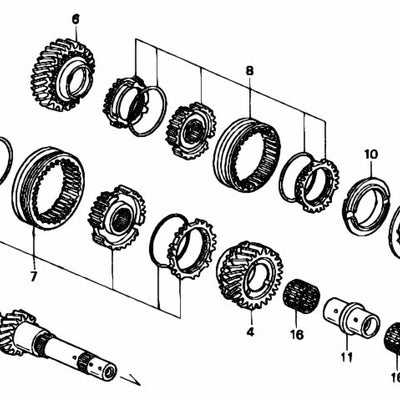 Honda Genuine NEEDLE BEARING 37X42X14.8 91108-P21-008
