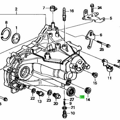 HONDA OEM B SERIES GEAR BOX DRIVE SHAFT SEAL (GEARCASE SIDE OUTER ) RH - EF8 EF9 EG6 EK4 EK9 DC2 DA6 DB7 DB8 CIVIC INTEGRA TYPE R