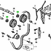 Genuine HONDA B SERIES OEM CAMSHAFT SEAL - EF8 EF9 EG6 EK4 EK9 DC2 DA6 DB7 DB8 CRX HONDA CIVIC INTEGRA TYPE R
