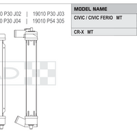 Koyorad Performance Radiator - Honda Civic (EG6/EG9) / CR-X (EG2) - B16A MT