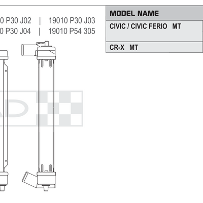 Koyorad Performance Radiator - Honda Civic (EG6/EG9) / CR-X (EG2) - B16A MT - Image 2