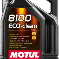 Motul 8100 Eco-clean 0W-20 Synthetic Fuel Economy Oil