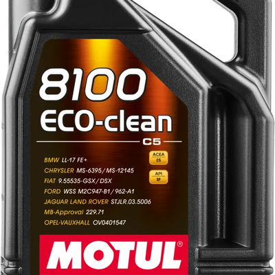Motul 8100 Eco-clean 0W-20 Synthetic Fuel Economy Oil