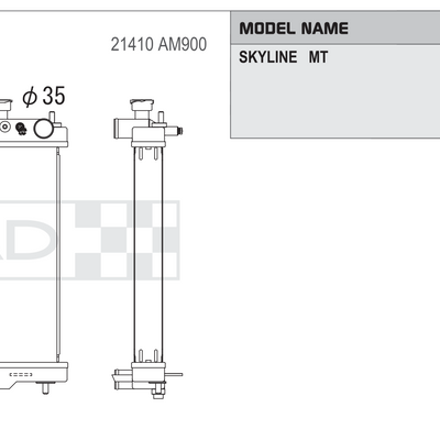 Koyorad Performance Radiator - Nissan Skyline / Infiniti G35 (V35) - Manual Transmission - Image 2