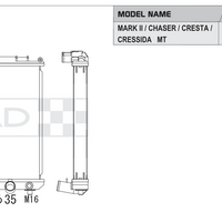 Koyorad Performance Radiator - Toyota Mark II/Chaser/Cresta/Cressida
