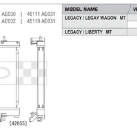 Koyorad Performance Radiator - Subaru Impreza WRX (GDA/GGA) MY01-02 - Manual Transmission