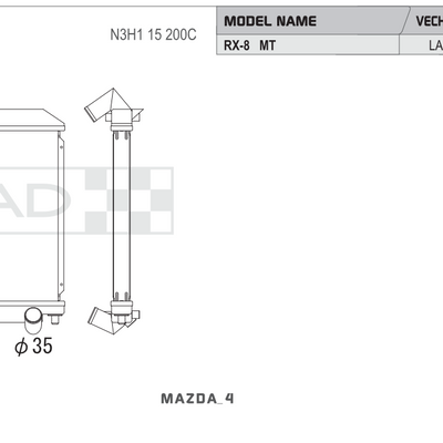 Koyorad Performance Radiator - Mazda RX-8 (SE3P) - 36mm - Image 2