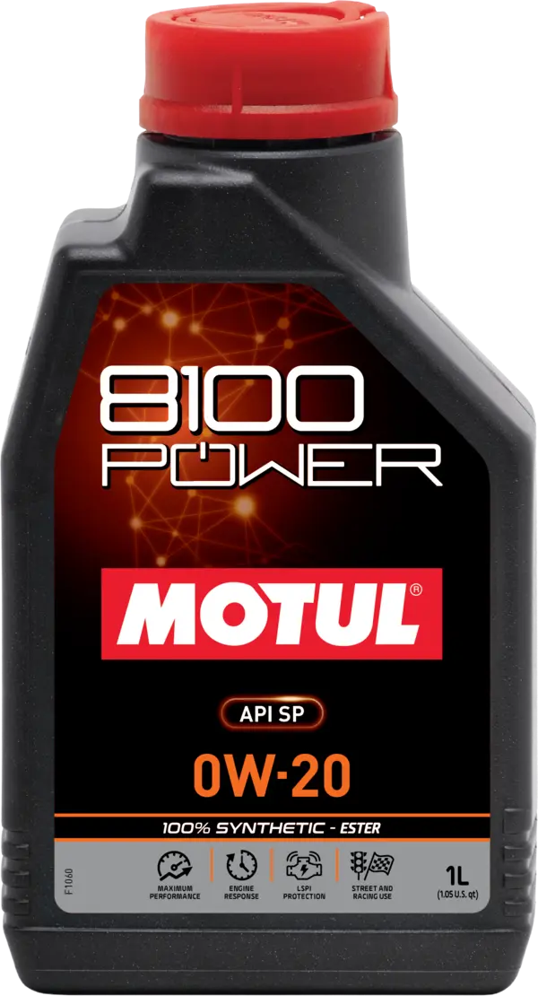 Motul 8100 Power 0W-20 100% Synthetic - ESTER -
