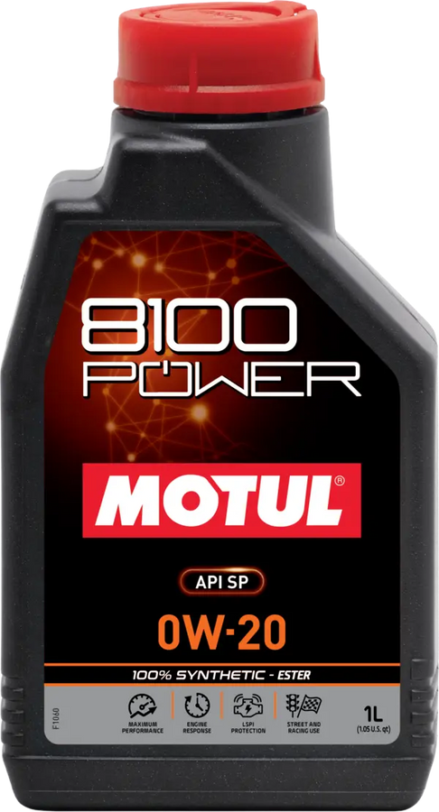 Motul 8100 Power 0W-20 100% Synthetic - ESTER