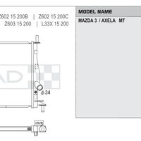 Koyorad Performance Radiator - Mazda3 (BK) / Ford Focus XR5 Turbo (LV) - MT