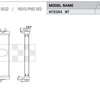Koyorad Performance Radiator - Honda Integra (DC2) K-Series Swap 