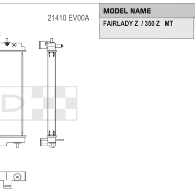 Koyorad Performance Radiator - Nissan 350Z (Z33) - MT - Image 2