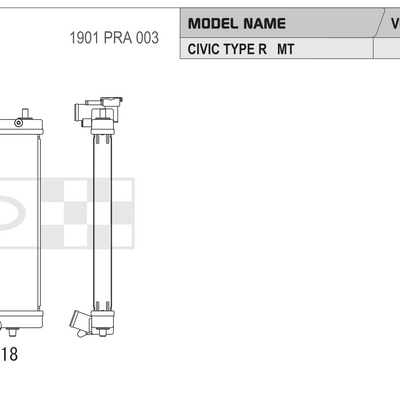 Koyorad Performance Radiator - Honda Civic Type R (EP3) - Image 2