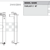 Koyorad Performance Radiator - Nissan 350Z - MT