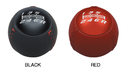MUGEN LEATHER SHIFT KNOB (BLACK) 54102-XMEB-K0S0-BK