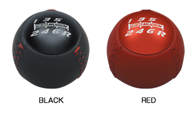 MUGEN LEATHER SHIFT KNOB (BLACK) 54102-XMEB-K0S0-BK