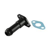 Turbosmart 38.1mm 10AN 75mm Extended Oil Drain Black