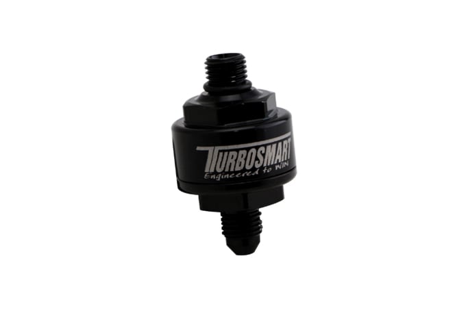 Turbosmart Billet Turbo Oil Feed Filter 44um Black