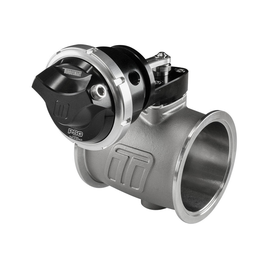 Turbosmart Pneumatic Straight Gate PSG76 6psi External Wastegate Black -