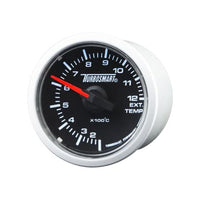 Turbosmart 52mm Electronic Exhaust Gas Temperature EGT Gauge 200-1200 Deg C -