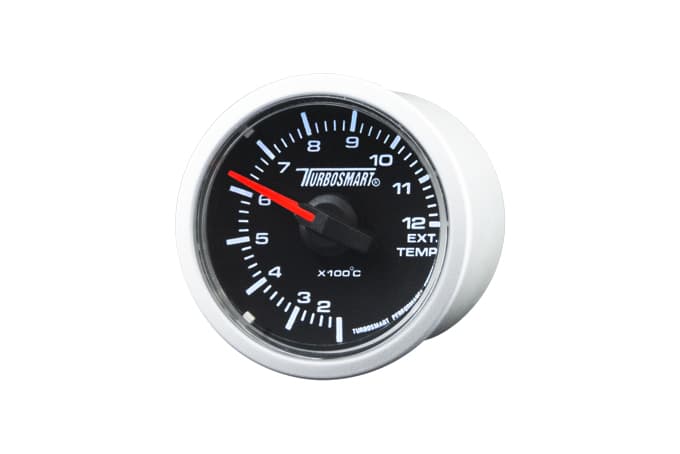 Turbosmart 52mm Electronic Exhaust Gas Temperature EGT Gauge 200-1200 Deg C -