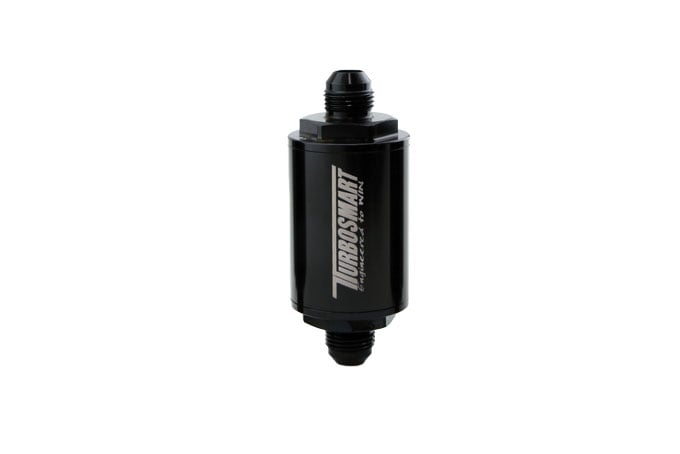 Turbosmart Billet Inline Fuel Filter 10um Black -