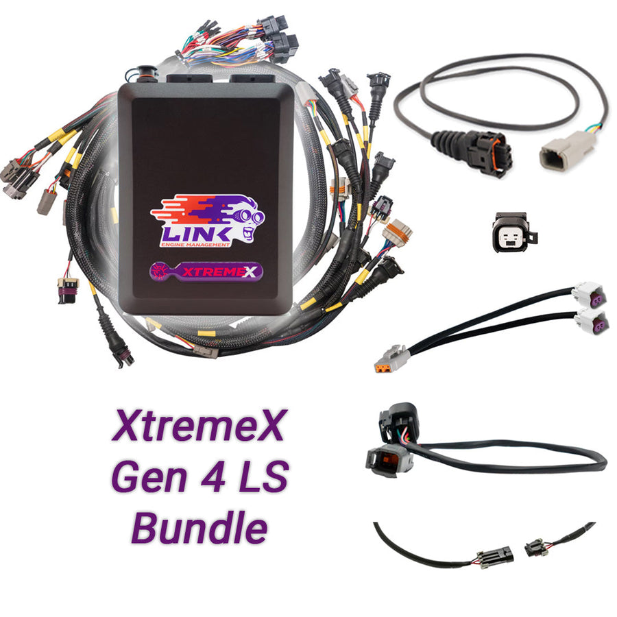 LINK GEN4 LS DRIVE-BY-WIRE BUNDLE: G4X XTREMEX ECU + LS ENGINE HARNESS BUNDLE