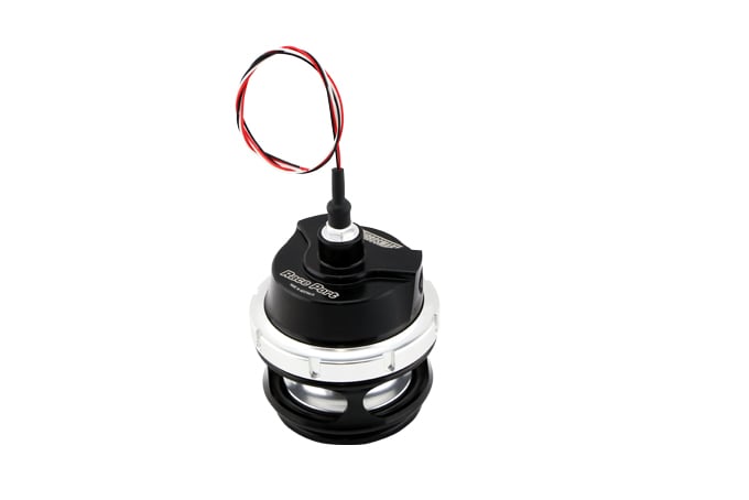 Turbosmart GenV Race Port Universal BOV Blow Off Valve HE Sensor w/Weld On Flange Black -