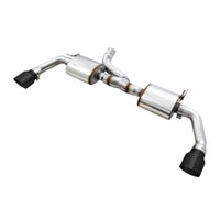 AWE 07-18 Jeep Wrangler JK/JKU 3.6L Tread Edition Axle-Back Dual Exhaust - Diamond Black Tips