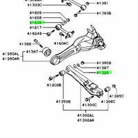 Mitsubishi OEM Evo 7/8/9 Rear Lower Control Arm Plate MR171026
