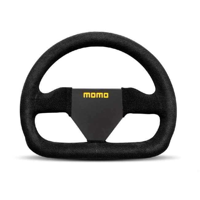 MOMO MOD.12 Black Suede Steering Wheel 260mm - 11150122621