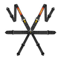 MOMO Italy Pro Driver Racing Harnesses 2″ / 3″ – 6 Point – Black