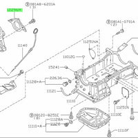 Nissan Genuine OIL SEAL REAR RETAINER ASSEMBLY 12296-31U20