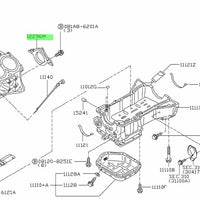 Nissan Genuine Rear Main Oil Seal Retainer Assembly for Nissan M35/V35/Z33 | VQ25DET & VQ35DE 12296-31U20
