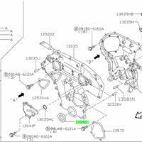 Nissan Genuine OIL CRANKSHAFT FRONT SEAL 13510-31U10