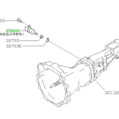 Nissan Genuine Speedo Drive Sensor Fits Nissan Skyline R33 GTS-T & R34 GT-T (RB25DET) 25010-21U00