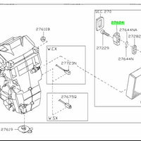 Nissan Genuine EXPANSION VALVE ASSEMBLY 27281-AX000