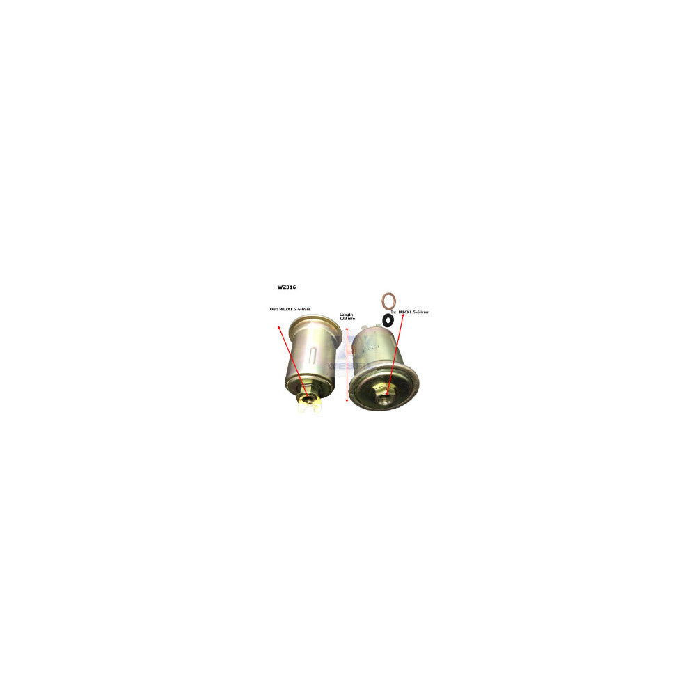 Wesfil EFI FUEL FILTER Z316 HOLDEN - WZ316