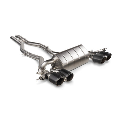 Akrapovic Exhaust System for BMW M3/M4 (G80, G81, G82, G83) with Akrapovic Carbon Tail Pipe Set for BMW M2 Coupe (G87)