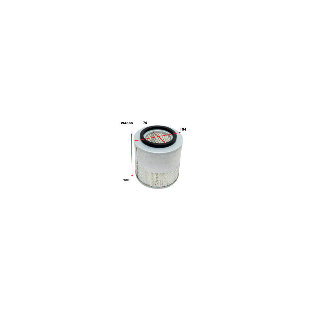 Wesfil AIR FILTER HDA5767 HOLDEN - WA866