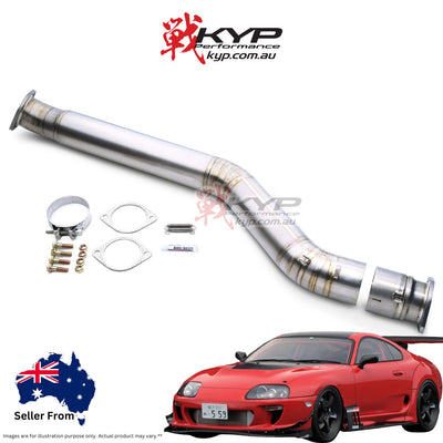 RSE FULL TITANIUM MID PIPE KIT FOR TOYOTA SUPRA JZA80 2JZ RB6110-TY03A