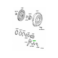 TOYOTA OEM RELEASE FORK SUPPORT SPRING 31234-14030