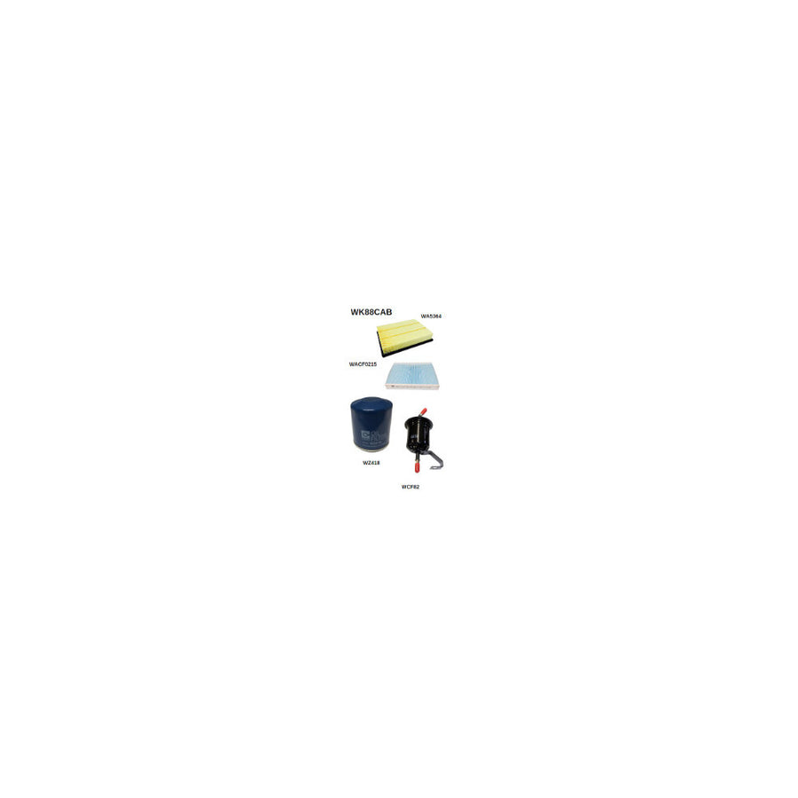 Wesfil FILTER SERVICE KIT RSK38C TOYOTA HILUX FILTER SERVICE KIT TOYOTA - WK88CAB