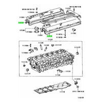 TOYOTA OEM CYLINDER HEAD COVER GASKET - 11214-46011