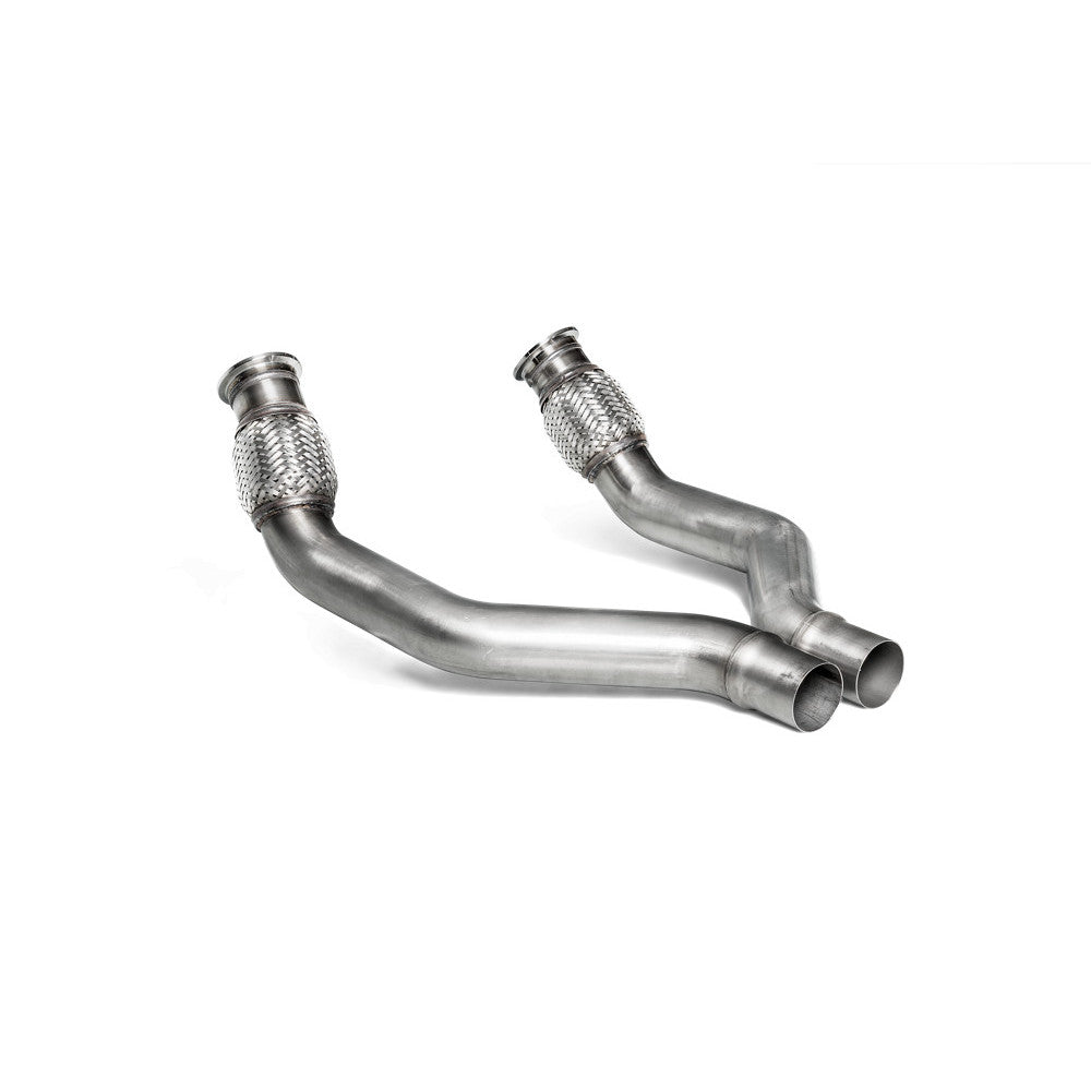 Akrapovic Link Pipe Set (SS) for Audi C7 RS6/RS7/S6/S7 with Akrapovic Aftermarket Exhaust System