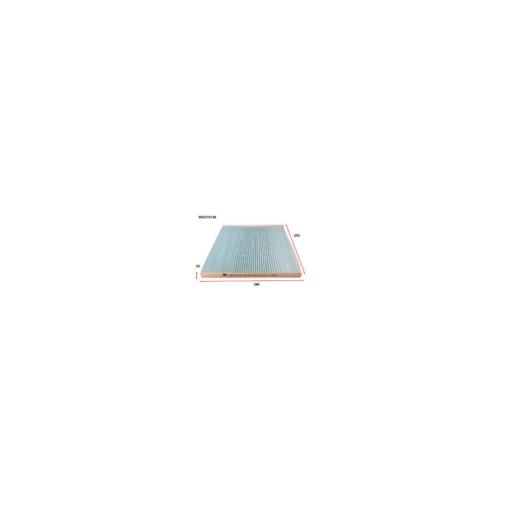 Wesfil CABIN FILTER RCA228P NISSANWACF0136