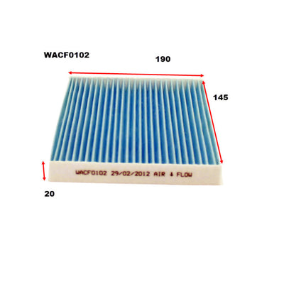 Wesfil CABIN FILTER RCA294P GREAT WALLWACF0102