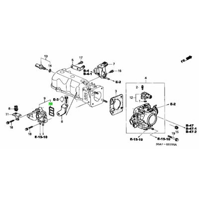 HONDA OEM S2000 AP1/2 IDLE AIR CONTROL VALVE (IACV) GASKE