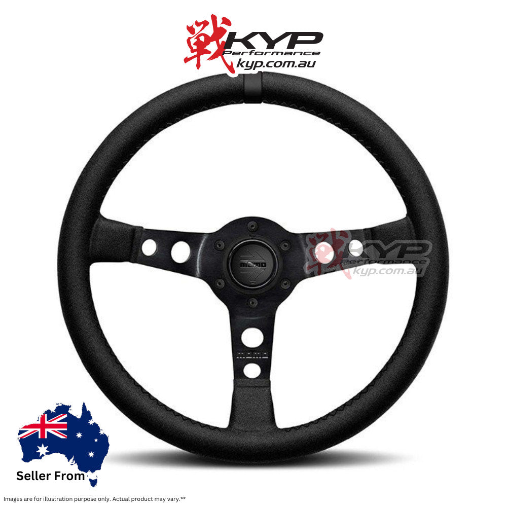 MOMO MOD 07 Black Edition 350mm Steering Wheel - VMD07BLKED35R