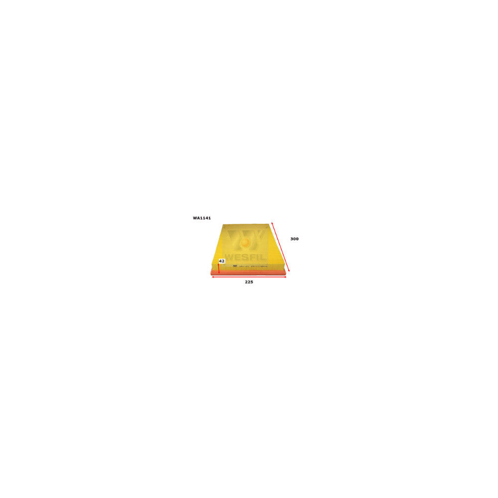 Wesfil AIR FILTER A1556 HOLDEN - WA1141